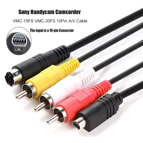 VMC-30FS for Sony DCR Handycam Camcorder Digital Camera VMC-15FS A/V Cable 10-Pin DVI DV Connector t