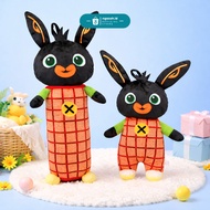 Ngasoh.id Cute Black Rabbit Doll Bing Bunny Toy Bolster Character Doll Children's Birthday Gift Plus