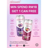 Allswell Wellness Sparkling Immunity Drinks 250ml