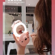 Fan with mirror and light 2in1