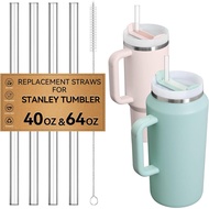4 Batang Penyedut Minuman untuk Stanley Quencher 40 oz 64 oz Tumbler, Penyedut Minuman Boleh Digunak