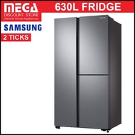 SAMSUNG RS63R5584SL 630L SPACEMAX SIDE-BY-SIDE FRIDGE (2 TICKS)