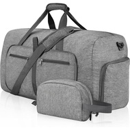 Felipe Varela Duffle Bag with Shoes Compartment and Adjustable Strap,Foldable Travel Duffel Bags for