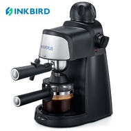 INKBIRD เครื่องชงกาแฟเอสเปรสโซเครื่องตีฟองนมอิตาเลี่ยน 800W กึ่งอัตโนมัติ 15Bar ไอน้ำแรงดันสูงประเภทกาแฟเครื่อง