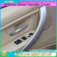 In stock-2PCS Silver Car Interior Door Handle Cover for  3 4 Series 3 Series GT F30 F31 F32 F33 F34 