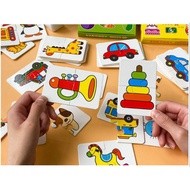 2-Pieces Puzzle for 0-3 years old, Baby Learning Toys, and English