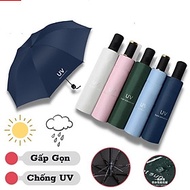 Ô  che mưa nắng ,vải dù phủ 2 lớp chống tia UV , chống thấm nước , xếp gọn tiện dụng ,đi dạo dã ngoạ
