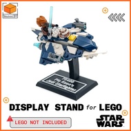 Display Stand for Lego Star Wars Plo Koons Jedi Starfighter Microfighter (75400)
