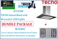 TECNO HOOD AND HOB BUNDLE PACKAGE FOR ( ISA 9298 &amp; SR 838SV) / FREE EXPRESS DELIVERY