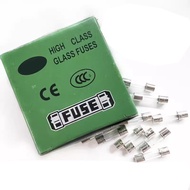 100pcs 5x20mm 5×20 250V Glass Fuse 3C ccc Certificate 0.1A0.2A0.5A1A1.5A2A3A4A5A6A7A8A10A15A20A25A30