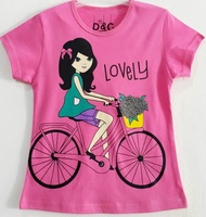 Kaos Anak Perempuan Sepeda Fanta 1-6 Tahun