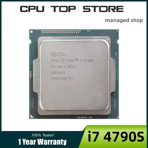 Intel Core i7 4790S 3.2GHz 4-core 8-thread 8MB Processor Cache TDP 65W Desktop LGA 1150 CPU