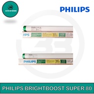 【 HARGA BORONG】10pcs PHILIPS Bright Boost Super 80 TLD 18W/827, TLD 18W/865, TLD 36W/865 Tube Light 