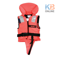 เสื้อชูชีพ แบบมีคอ นกหวีด แถบ ISO 12402-4 สำหรับผู้ใหญ่ 50-70kg 100N