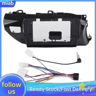 Maib Navigation Frame Facia Car Radio Panel 10.1in Fascia GPS with Power Cord Fit for T&amp;Hilux 2014-2019