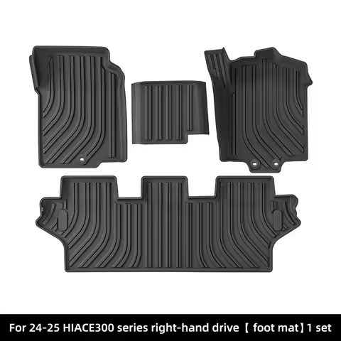 Use for RHD 2025 new TOYOTA HiAce 300 custom All-Weather car Floor Mat Fit For HiAce 300 custom wate