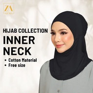 ZOE ARISSA INNER NECK SCARF TUDUNG NINJA STRETCHABLE INER HIJAB RAYA 2025 Inner Cotton TUTUP LEHER P