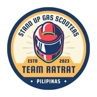 TEAM RATRAT logo sticker(2inches) stand up scooters