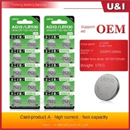 [Fast Delivery] Alkaline Button Cell LR44 ∙ LR41 ∙ LR43 ∙LR521 ∙LR621∙ LR626 ∙ LR920∙ LR1130 ∙ AG13/
