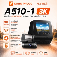 70mai A510-1 Dash Camera, 2 Channel Recording FRONT AND REAR with HDR, Sony Starvis 2 IMX675 Sensor