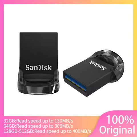 SanDisk Ultra Fit CZ430 USB 3.2 Flash Drive 64GB 128GB 256GB 512GB 1TB Mini Ultra Fit Memory Stick F
