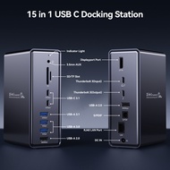 ORICO Thunderbolt 3 Docking Station Type C ถึงอะแดปเตอร์ที่รองรับ HDMI 4K 60Hz USB 3.0 3.1 HUB Split