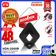 Antena TV Digital DVBT2 Indoor Outdoor Booster Antenna Analog 4K PX HDA-2000B