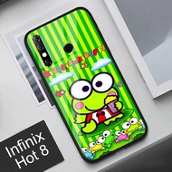 Infinix Hot 8 - SoftCase Glass Kaca - Karakter - S02 - Casing Hanphone - Pelindung Handphone - SoftCase Glass kaca - Infinix Hot 8 - Case Terbaikk!!