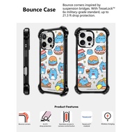 CASECASE X Bugcat Capoo Pattern Case Magnetic suction Hard Acrylic Back For Apple IPhone 14/15/16 Pr