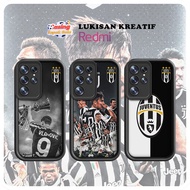 HP Redmi soccer casing Juventus Badge Customized Silicon Collage TPU premium Drop-resistant Adapted 