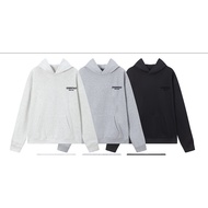 New letter FOG double line plush letter ESSENTIALS hoodie men's and women's loose spring and autumn 