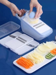 其他品牌 - (7件套) 多功能切菜器 厨房小工具蒜蓉神器 刨絲刨片家用切片器