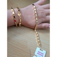 24K GOLD SIMILAR BRACELET