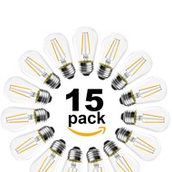 LED Filament Lamp Ball Bulb 2W LED Filament Edison Tungsten Filament Bulb Large Quantity Excellent P