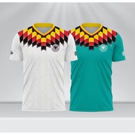 GERMANY RETRO JERSEY GERMANY 1994 HOME AWAY FREE NAME AND BACK NUMBER
