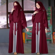 GAMIS HIJAB SYARI SET CADAR TERBARU SAHARA | FASHION MUSLIM TERLARIS