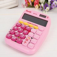 Fashion hello kitty Cute hello kitty Pink Solar Calculator KT-111 Cartoon Doraemon