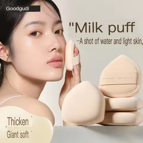 Goodgudi Milk-Skin Mousse Air Cushion Powder Puff Special Cotton Candy Powder Puff for Liquid Founda