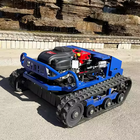 Customized Golf Lawn Mower 0 Turn Crawler Mower Remote Control Bush Hog Self Propelled Radio Lawn Mo