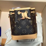 Donkey Bag NanoNoe Mini Small Bucket Bag Passed Inspection Grade Drawstring Crossbody Shoulder Bag B