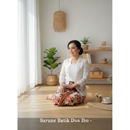 TWO MOTHERS Women's Batik Sarong Cap Cent 1 x 1.8 Meters