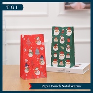 Tgi - PAPER BAG CHRISTMAS GIFT PAPER POUCH HAMPERS CHRISTMAS MOTIF GIFT PAPER POUCH Colorful CHRISTMAS Holidays