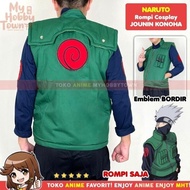 rompi vest cosplay kakashi hatake anime naruto jounin ninja konoha