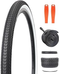 GRELiving 1/2 Set 26 x 1.75 Inch MTB Bicycle Tyres + 26 x 1.75/2.125 Inch Bicycle Inner Tube + 2 x T