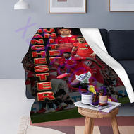 xzx180305  2024 Premier League Design Multi Size Blanket Manchester-United Soft and Comfortable Blanket 06