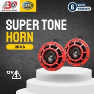 HELLA 12V Super Tone Horn Set (W/ Relay) - 3AG 003 399 801