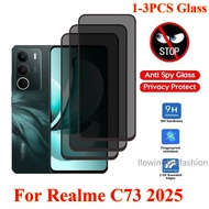 3 Pcs Privacy Screen Protector For Realme C73 5G 2025 realme C73 C71 C75 C75X 4G 5G Full Cover Glue 