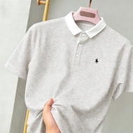 Full Sublimation Classic RCB Glof Polo Club Mens Collar Shirt Striped Laraki Collar Simple Classic
