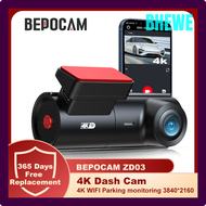 BHEWE Bepocam zd03 UHD 4K mini dash cam for cars recorder wifi car dvr 150° dash camera para cars 2160p video recorder basic dash cam SFEWG