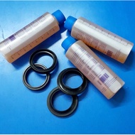 BKZ TT 160 / 125 - Fork Oil Seal (2) + Dust Seal Set (2) + Fork Oil ( 3 )